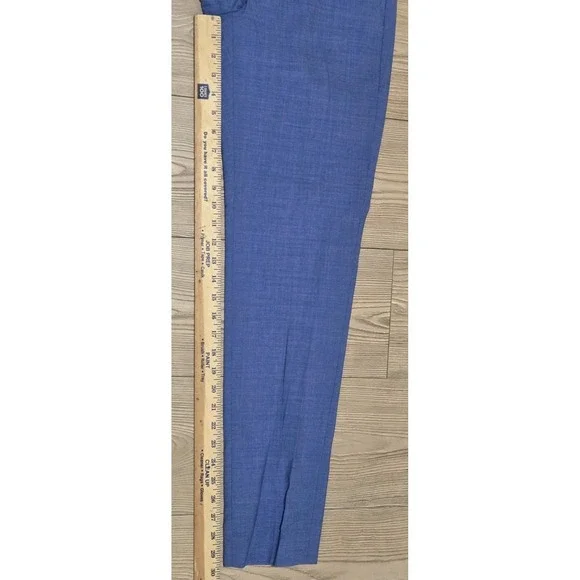 New Banana Republic Ryan Dress Pants Women's Size 0 Preppy Blue NWT - Picture 6 of 9